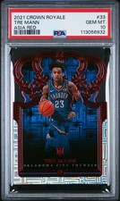 2021 PANINI CROWN ROYALE ASIA RED #33 TRE MANN PSA 10