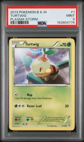 Turtwig graded PSA 9 for sale on eBay