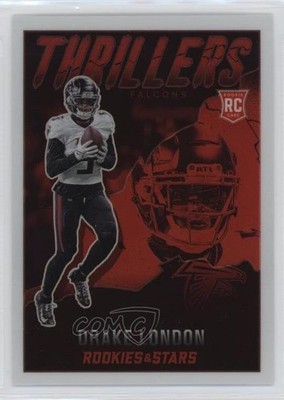 2022 Panini Rookies & Stars Thrillers White Prizm 132/149 Drake London RC 11qd