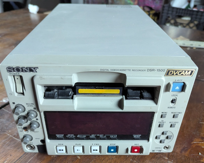 Sony DSR-1500 DVCAM MiniDV VTR Deck w/ SDI AES/EBU | Broadcast