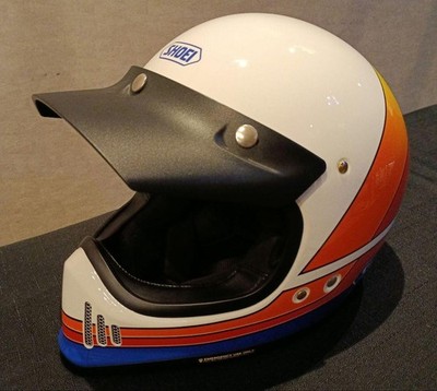 SHOEI EX-ZERO Full Face Helmet V-480 Visor Classic Off-Road Black Used