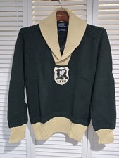 Vintage Polo Ralph Lauren Stadium Snowbeach P Wing Rare 1992 Sweater Size M