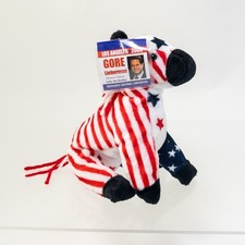 TY Beanie Baby - LEFTY 2000 Donkey w/Democratic National Convention Hang Tag