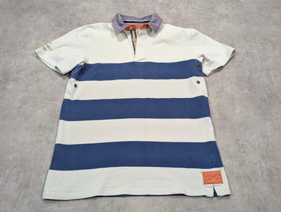 Tom Joule Polo Shirt Mens M Bevan Rugby Logo Sport Top Joules Britannia Sebens