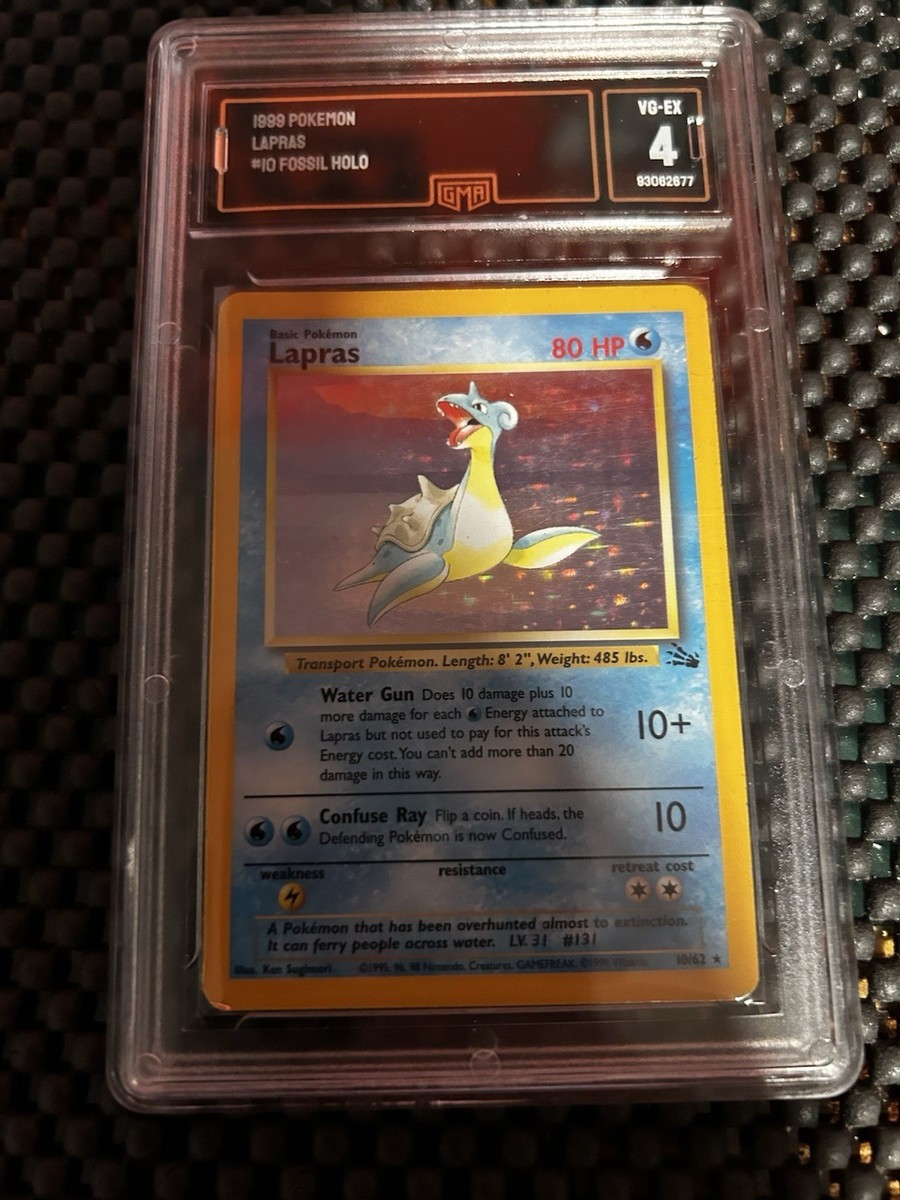 Lapras 10/62 Fossil Holo for sale online | eBay