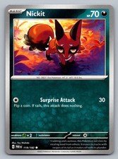 Pokemon TCG SV04: Paradox Rift Nickit 119/182