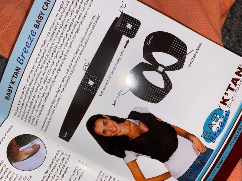 Portabebés K’TAN Talla Pequeña Azul Brumoso Nuevo En Caja Foto 2 de 3