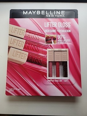 Maybelline NEW YORK Lifter Gloss Makeup 3 Pack~ .18 FL. OZ. SEALED
