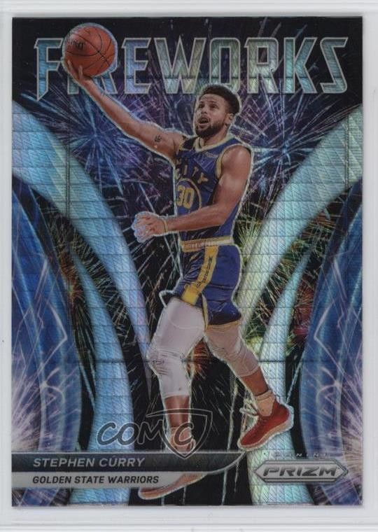 2021-22 Panini Prizm Fireworks Hyper Prizm Stephen Curry #2 hg6