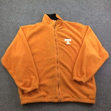 Vintage Tennessee Volunteers Jacket Mens Medium Orange NCAA Iron Knights Fleece