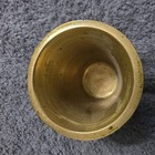 Antique HEAVY Solid Brass Mortar Large Pharmacy Apothecary Bowl ONLY — photo 2