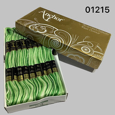 Anchor Stranded Cotton Thread Hand Embroidery Stitch Thread Set of 25 Shade 1215