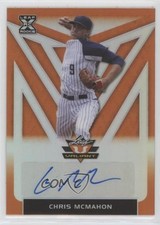 2020 Leaf Valiant Orange Prismatic 8/75 Chris McMahon #BA-CM4 Auto 1b8