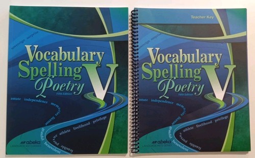 Abeka 11th Grade Grammar Composition Vocab Spelling Poetry Literature 7 Books - Picture 2 of 4