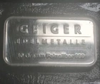 10 gram geiger .999 Fine silver bar