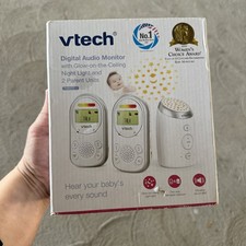 Vtech Digital Audio Monitor Model TM8212-2 Two Cordless Parent Units NIOB