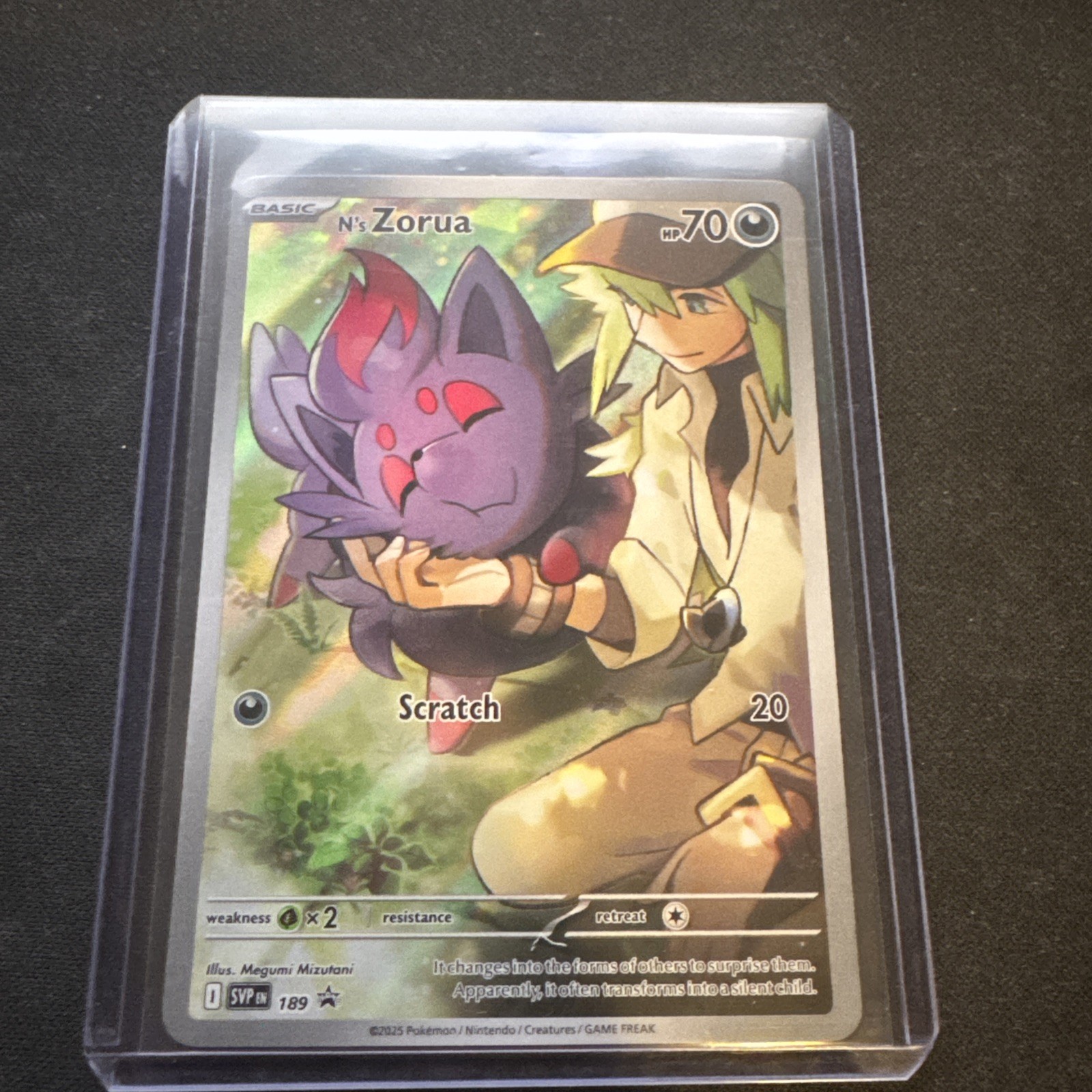 N's Zorua 189 Holo Promo Scarlet & Violet Promo Pokemon