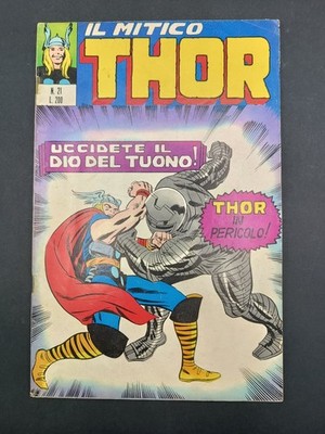 Thor Comic Book Editorial Horn #21 Kill the God of Thunder! Vintage