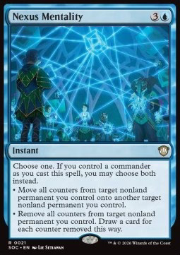 Magic/MTG Nexus Mentality SOC-21 Rare Deutsch Neu