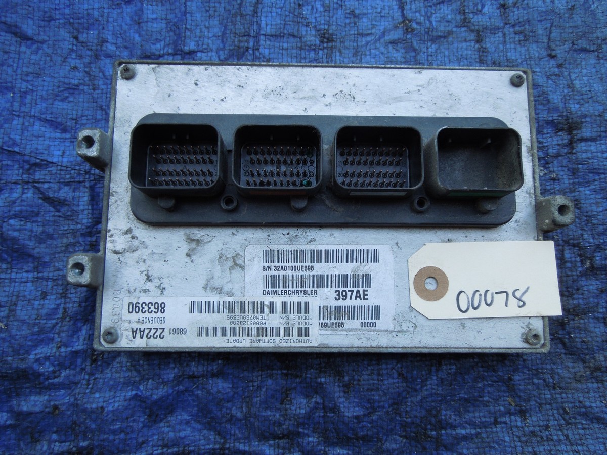 2009 Dodge Challenger 5.7 engine computer ECM 68061222AA ECU OEM