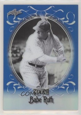 2019 Leaf Babe Ruth Collection Blue 24/50 Babe Ruth #49 HOF 2r7