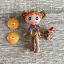 Mini Lalaloopsy Silly Fun House Ace Fender Bender Monkey Doll Figure Bundle