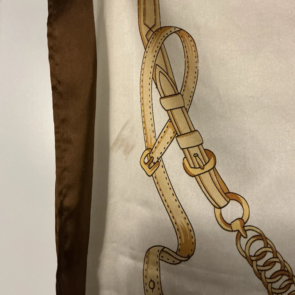 复古马术围巾 骑马 Bridle Bit 马蹄传统经典 — 第 2/4 张图片