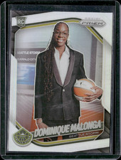 2025 Panini Prizm WNBA Dominique Malonga #144 Silver Prizm Storm