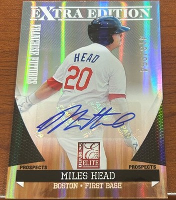 2011 Donruss Elite Extra Edition MILES HEAD #188   Red Sox RC Autograph   /964