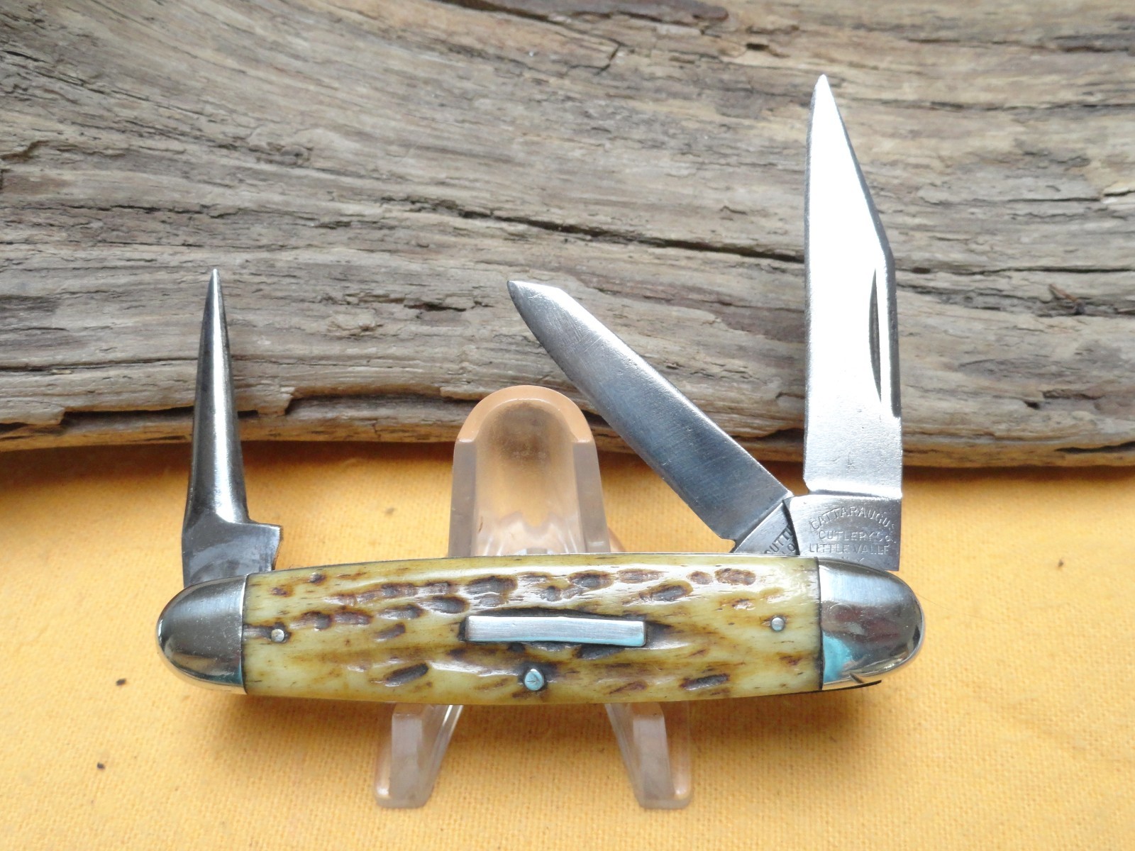 rare cattaraugus pocket knife lot vintage pocket knife lot model 3299 w/punch