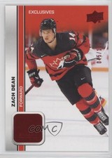 2023 Upper Deck Team Canada Juniors Men's U-20 Exclusives /100 Zach Dean #7 00gy
