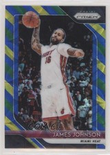 2018-19 Panini Prizm Choice Blue Yellow & Green Prizm James Johnson #186 oh5