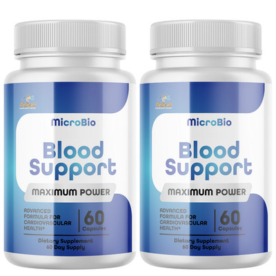 Microbio Blood Support- Blood Support- 2 Bottles- 120 Capsules