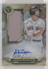 2019 Triple Threads Single Jumbo Relics Gold 6/25 Andrew Benintendi Auto qy8