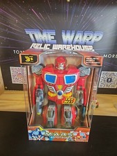 Hap-P-Kids 15" FX Walking Red Robot Turbo Fighter Sealed Works