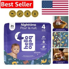 Nighttime Protection for Infants - Ultra Absorbent Size 4 Baby Diapers, 21 Count
