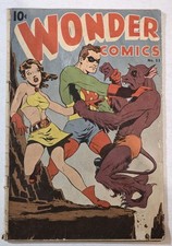 WONDER COMICS #11 G/VG Graham Ingels, Rat Man...