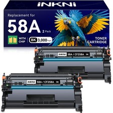 58A Toner Cartridge Black 2 Pack CF258A with Chip for M428 M404