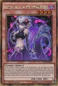 Isolde, Belle of the Underworld PGL2-EN010 Yugioh TCG Gold Secret Rare NM