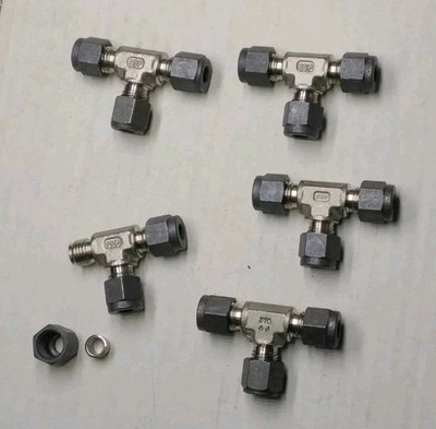 Ssp Duolok 1/4'' Tube Od Tee Union Fitting  ISSD4UT Lot Of 5