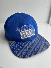 Zephyr NCAA Blue Grey BYU Cougars "Kahuku" Flat Bill Snapback Hat Cap