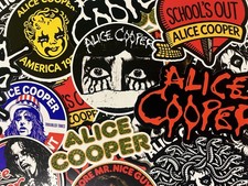 Alice Cooper Sticker Pack - 10 Stickers