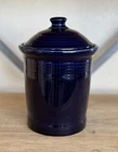 Fiesta Cobalt Blue Small 1 Quart Canister Lid Seal Retired Homer Laughlin USA
