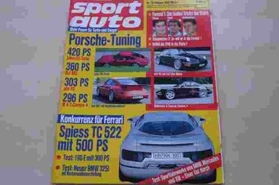 1) Sport Auto 10/1992 - Porsche 911 964 Ruf BR 2 m - Porsche 911 964 Carrera RS