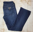 Hudson Bootcut Jeans Womens 29 Blue Med Wash Low Rise Stretch Denim USA