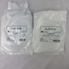 NEW 2-PACK DandleLION Medical Gel-Filled Pillows Pediatric Positioning Aid 6"x6"