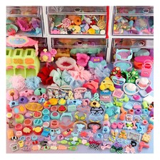 Random 35pc lps Accessories for Littlest Pet Shop Toy Cat Dog Shorthair Cat Doll