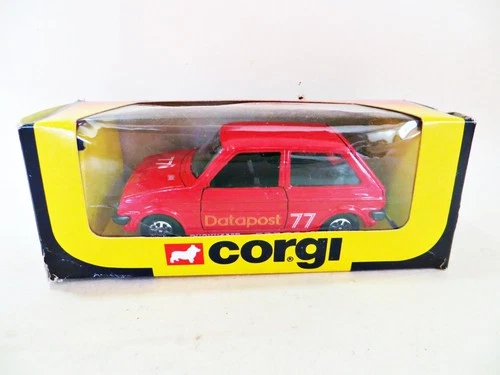 CORGI 614 'BRITISH LEYLAND MINI METRO DATAPOST RACING CAR 77' VINTAGE. MIB/BOXED