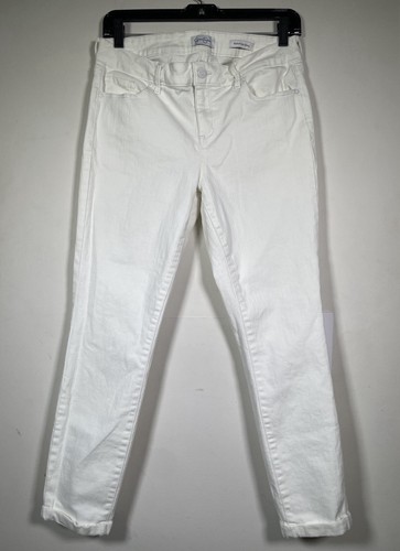 Jessica Simpson Jeans Damen 10/30 Rolled Crop Skinny Stretch Soft Sculpt Weiß - Bild 3 von 12