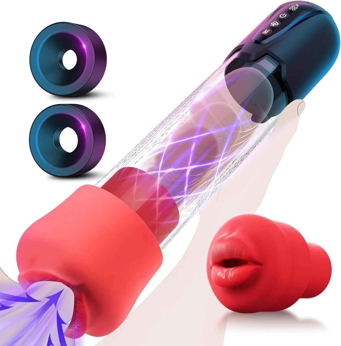 Male Masturbator Discreet Packaging Male Masturbator With Dual Channel - Adjustable Adult Toy, Premium TPE Material For Men Male Masturbator Discreet Packaging Male Masturbator With Dual Channel - Adjustable Adult Toy, Premium TPE Material For Men